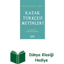 Kazak Türkçesi Metinleri + Dünya Klasiği Hediye