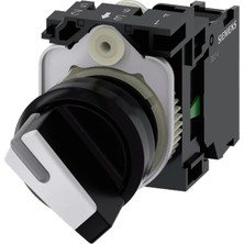 Siemens 3SU1150-2BF60-1BA0 - 22MM Metal Kalıcı Mandal Butonu 0-1