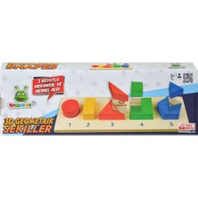 125 Woodoy 3D Yapboz Geometrik Şekiller Bultak