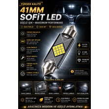 Duolight 41MM Sofit LED Ampul 1 Adet 12V Canbus Beyaz Işık Tavan Bagaj Torpido Plaka Iç Aydınlatma
