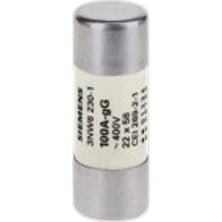 Siemens 3NW6224-1 22X58 mm 80A Silindirik Sigorta