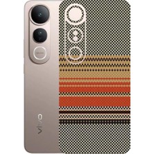 Kapps Vivo V50 Lite ile Uyumlu Rainbow Serisi Premium Arka Kapak Kaplama(Kenarlar Yoktur!)