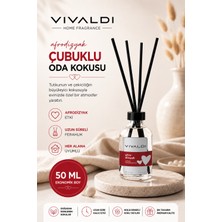 Vivaldi Home Hürrem Afro Çubuklu Oda Kokusu 50 ml Kalıcı Etki ve Minimal Cam Şişe Tasarımı