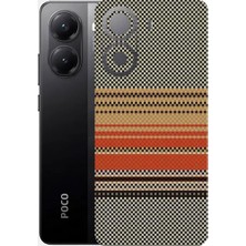 Kapps Poco X7 Pro ile Uyumlu Rainbow Serisi Premium Arka Kapak Kaplama(Kenarlar Yoktur!)
