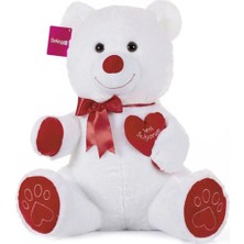 Selay Oyuncak 1045B Selay, Tıkıl Ayı 65 cm Beyaz