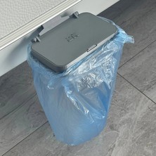 2k Karavan Çöp Kovası Kapaklı - 8mm Ray Uyumlu Poşet Tutucu