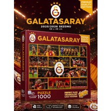 Mythos Cards Mythos 1000 Parça Puzzle Galatasaray 2025/2026 Sezonu 68 x 48 cm | Resmi Lisanslı