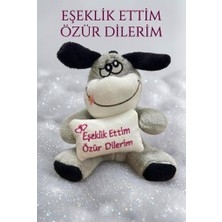 Farbu Oyuncak Özür Dilemenin En Sevimli Hali; Eşeklik Ettim Özür Dilerim Yastıklı Peluş Oyuncak 22 cm