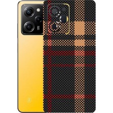 Kapps Poco X5 Pro ile Uyumlu Rainbow Serisi Premium Arka Kapak Kaplama(Kenarlar Yoktur!)