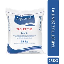 Aqua salty AQUASALT TABLET TUZ (SINIF A) Beyaz Renkli Su Arıtma İçin Özel Tuz