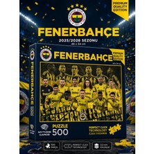 Mythos Cards Mythos 500 Parça Puzzle Fenerbahçe 2025/2026 Sezonu 48 x 34 cm | Resmi Lisanslı
