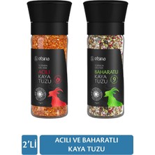 Efsina Acılı Baharatlı Kaya Tuzu 2'li Paket