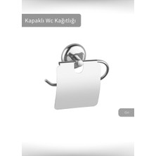 Jet's Home Kapaklı Tuvalet Kağıdı Askılığı Paslanmaz Wc Kağıtlık Tutucu Krom