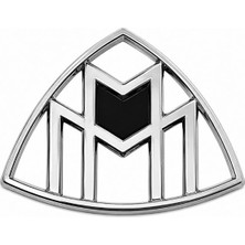 Gümrük Bey Mercedes-Benz Maybach Bagaj Amblemi Krom Logo - 83MM x 110MM Lüks Dış Aksesuar