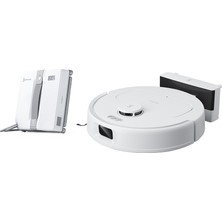Ecovacs N20E Robot Süpürge ve Winbot Mini Cam Silme Robotu 2li Temizlik Seti
