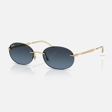Ray-Ban RB3767 001/4C 54 Kadın Güneş Gözlüğü Altın Renkli Metal Çerçeve ile UV Koruma