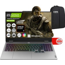 Lenovo Loq Ryzen 7 250 RTX5050 64GB Ram 4tb SSD 15.6" Fhd IPS 144Hz W11 83JG008VTR Taşınabilir Bilgisayar