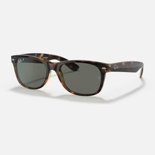 Ray-Ban New Wayfarer RB 2132 902/58 58 Unisex Güneş Gözlüğü Kahverengi Havana UV Filtreli