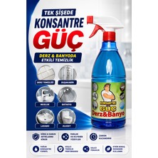 gemix Derz&banyo Duşakabin Fayans Arası Temizleyici 1 Litre –küf,sararma ve Kireç Karşıtı Güçlü Formül