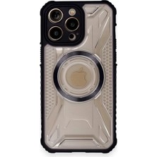 Ozkr Store Apple iPhone 12 Pro Kılıf Prag Magneticsafe Kapak - Siyah