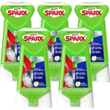 Asperox Sparx Diamond Plus 650 ml Elma Sıvı Bulaşık Deterjanı (5 Adet)