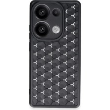 Ozkr Store Xiaomi Redmi Note 13 Pro 4g Kılıf Petek Silikon Kapak - Siyah