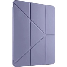 Ozkr Store Samsung Galaxy X910 Tab S9 Ultra 14.6 Kılıf Kalemlikli Mars Tablet Kılıfı - Lavender