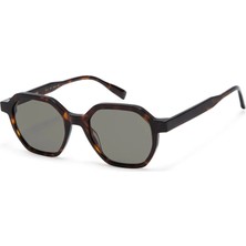 Gigi Studios 6914 2 Geometrik Havana Unisex Güneş Gözlüğü