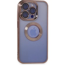 Ozkr Store Apple iPhone 15 Pro Max Kılıf Slot Silikon - Rose Gold