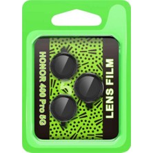 Ozkr Store Huawei Honor 400 Pro 5g Raze Metal Kamera Lens - Siyah