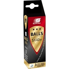 Sunflex Tt-Ball 40+. Wht.3 Pcs.ıttf Masa Tenis Topu 3 Stat 33306