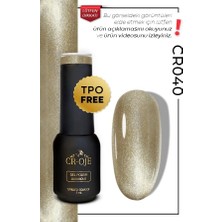 Cr-Oje CROJE KALICI OJE Korean Cat Eye Kristal Efektli Manyetik Cat Eye / Kedi Gözü-CR040 (5 ML)