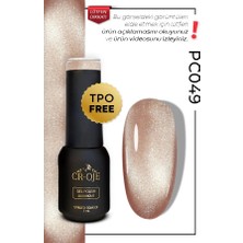 Cr-Oje CROJE KALICI OJE Inci Tanecikli Manyetik Cat Eye / Kedi Gözü- PC049 (5 ML)