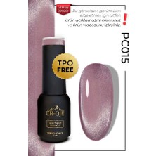 Cr-Oje CROJE KALICI OJE Inci Tanecikli Manyetik Cat Eye / Kedi Gözü- PC015 (5 ML)