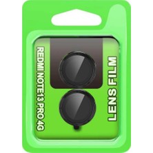 Ozkr Store Xiaomi Redmi Note 13 Pro 4g Raze Metal Kamera Lens - Siyah