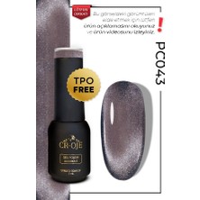 Cr-Oje CROJE KALICI OJE Inci Tanecikli Manyetik Cat Eye / Kedi Gözü- PC043 (5 ML)