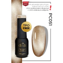Cr-Oje CROJE KALICI OJE Inci Tanecikli Manyetik Cat Eye / Kedi Gözü- PC051 (5 ML)