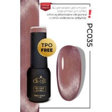 Cr-Oje Kalıcı Oje Inci Tanecikli Manyetik Cat Eye / Kedi Gözü- PC035 (5 ML)