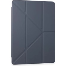 Ozkr Store Samsung Galaxy Tab A9 Plus Kılıf Kalemlikli Mars Tablet Kılıfı - Lavender