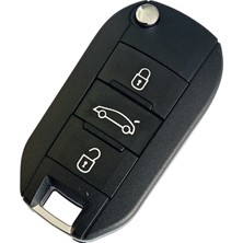 Kasey Peugeot 301 208 308 508 3008 5008 Uyumlu Sustali Kumanda Anahtar Kabı Oto Anahtarlık