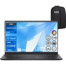 Dell Pro 15 Essential I7-1355U Intel UHD Graphics 24GB Ram 1tb SSD 15.6" 120Hz W11 Taşınabilir Bilgisayar