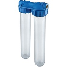 Spring Water Housing Duo Saydam İkili 20" | Giriş Çıkış 1"