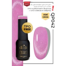 Cr-Oje Croje Kalıcı Oje Inci Tanecikli Manyetik Cat Eye / Kedi Gözü- QP042 (5 Ml)
