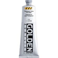 Golden Heavy Body Akrilik Boya 148 ml Seri 3 Transparent Yellow Iron Oxide 1386