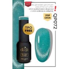 Cr-Oje Kalıcı Oje Inci Tanecikli Manyetik Cat Eye / Kedi Gözü- QP072 (5 ML)