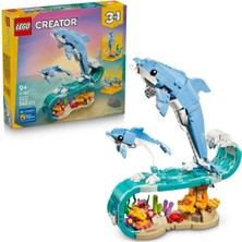 Die Grup 31385 LEGO Creator 3in1 Deniz Hayvanları: Güzel Yunuslar 542 Parça +9 Yaş