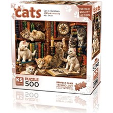 Die Grup 20090 Puzzle 500 Cats In The Library