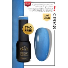 Cr-Oje Kalıcı Oje Korean Cat Eye Kristal Efektli Manyetik Cat Eye / Kedi Gözü-CR048 (5 ML)