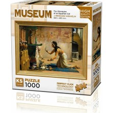 Die Grup 20668 The Obsequies Of An Egyptian Cat 1000 Parça Puzzle -Ks Puzzle