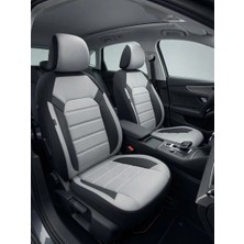 NewDeco Hyundai Tucson 2015-2024 Uyumlu Premium Tay Tüyü Oto Koltuk Kılıfı Airbag Uyumlu 2+1 Fermuarlı Kolçak Uyumlu